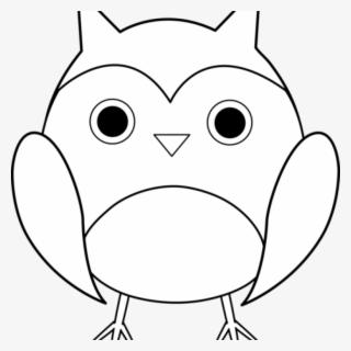 Snowy Owl Clipart Big Eye - Drawing