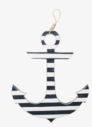 Anchor White/navy Stripe - Emblem