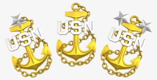 Navy Chief Anchor Set - Navy Chief Fouled Anchors