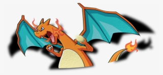 Charizard Peeker Sticker - Illustration