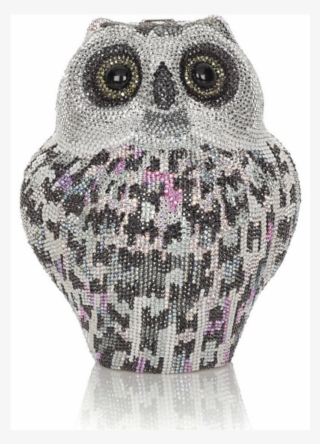 Larger / More Photos - Snowy Owl Judith Leiber Owl Purse