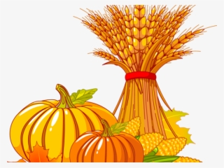 Original - Fall Corn Stalk Clipart
