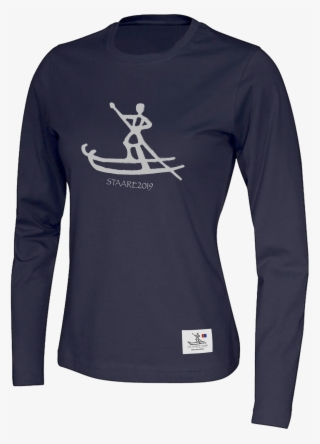 T-shirt Long Sleeve Lady, Navy - Long-sleeved T-shirt