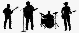 "the Band Members Of Gravel Roads Want To Move Their - Silhouette