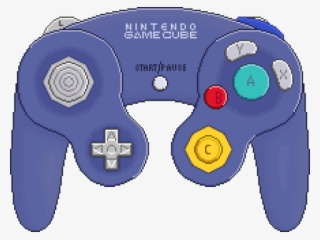 Drawn Controller Gamecube - Pixel Gamecube Controller Png