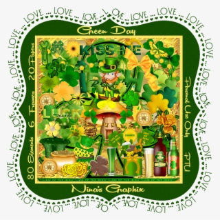 Tag I Made Using My "green Day" Kit - Decoration