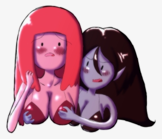 Princess Bubblegum And Marceline, Adventure Time © - Cartoon