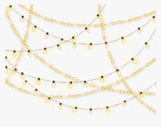 Pattern White Christmas Lights Creative Free Frame - Chain