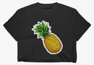 Emoji Crop Top T Shirt - Poze Cu Pineapple Productions