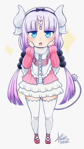 Kanna Kamui,kobayashi San Chi No Maid Dragon,kobayashi - Kanna Chibi Transparent
