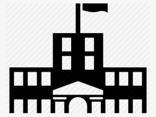 School Building Icon - Illustration