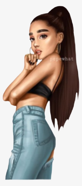 Arianagrande Sticker - Ariana Grande Drawings Pepewhat