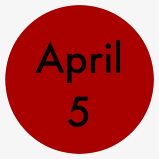 Red Circle April - Circle