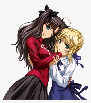 Download Png - Tohsaka Rin Y Saber