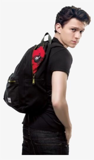 Peter Parker Png - Tom Holland With Backpack