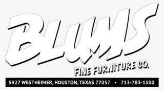 Blum's Furniture Co - Calligraphy