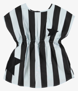 Picture Of 'stardust' Stripe Dress Turquoise - Blouse