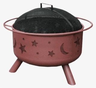 Landmann 28335 Big Sky Stars Moon Fire Pit - Cast Iron Fire Pit