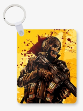 Call Of Duty Modern Warfare Printed Keychain - Call Of Duty