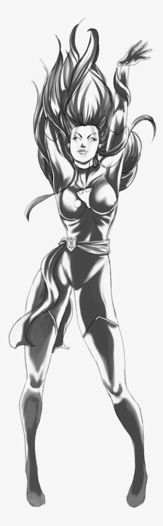 Phoenix Grey Lines By - Jean Grey Sketch Hd