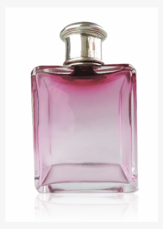 Cranberry And Sterling Silver Top Perfume Bottle, Circa - Glass Bottle