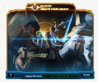 4 Thoughts On “1 - Star Wars The Old Republic