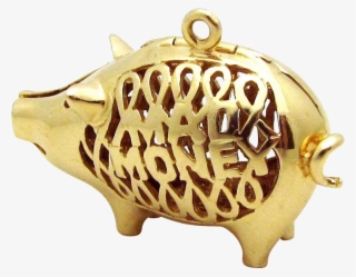 Vintage K Gold D Large Mad Money - Boar