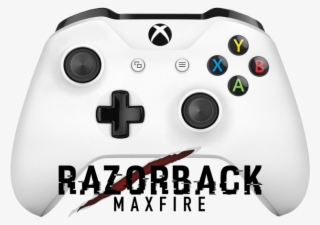 Razorback Maxfire White Xbox One Controller Modz Custom - Game Controller