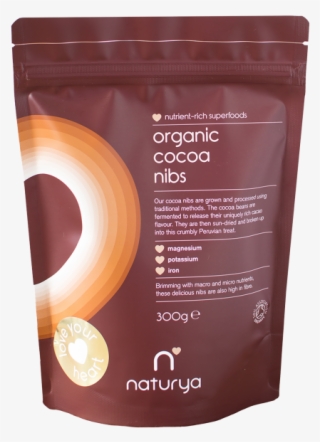 Thumbnail Of Organic Cacao Nibs Lrg Pouch - Naturya Spirulina Powder