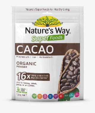 Nature's Way Superfoods Cacao Powder 125g - Nature's Way Cacao