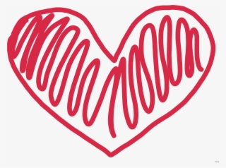 Doodles Clipart Heart - Love Heart Doodle Png