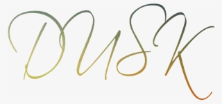 Dusk Word - Calligraphy