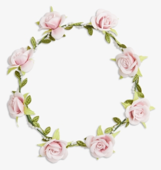 Flower Crown Pink - Blomsterkrans Png