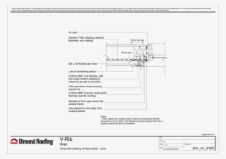 Horizontal Cladding With Cavity Window Detail - Purlin Window Elevation