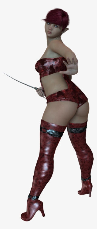 Lady Warrior Woman Sword Weapon 889127 - Stocking