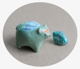 Keep Calm Bear W/ Amazonite Pocket Stone