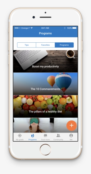 Visuel Paramétrage D'objectif Sur L'application - Wework Member Network App