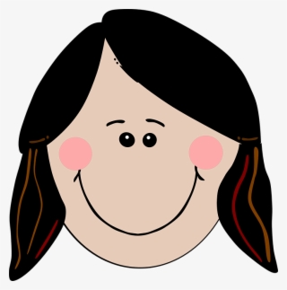Happy Smiling Free Vector Graphic On Pixabay - Smiling Girl Clip Art