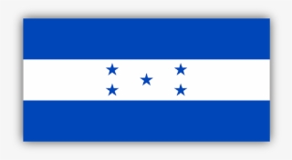 Honduras Flag Bumper Sticker - Majorelle Blue