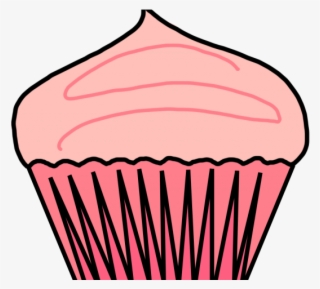 Icing Clipart Pink Purple Cupcake - Maple Cake Illustration Black And White