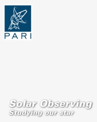 Pari Logo Overlay Solar Observing - Beige