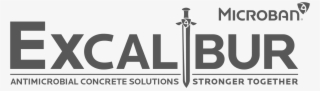 Mbns18 Microban Excalibur Logo Am Concrete Solutions - Graphic Design