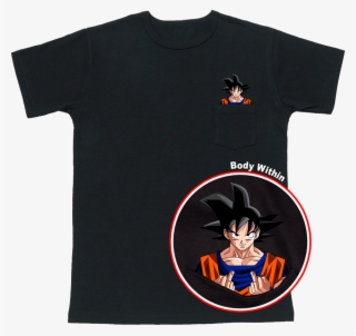 Goku & Vegeta Pocket T-shirt - Cartoon