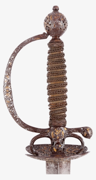 Fine Iron Hilt English Smallsword C - Antique Smallsword