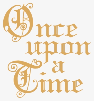 Categories - Calligraphy Once Upon A Time Clipart