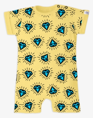 Macacão Curto - Diamantes - Pineapple