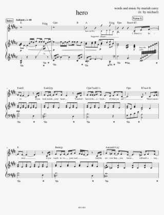 Hero - Mariah Carey Hero Score