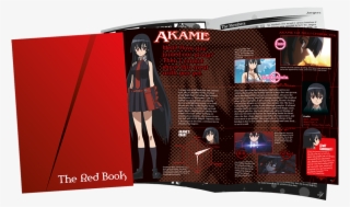 Outer Box • Hard Cover Booklet - Akame Ga Kill Red Book
