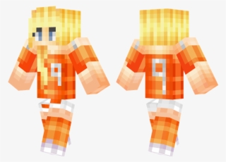 Designed By Chikorita - Orange Minecraft Girl Skin