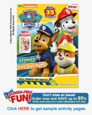 Paw Patrol Zeitschrift Neu